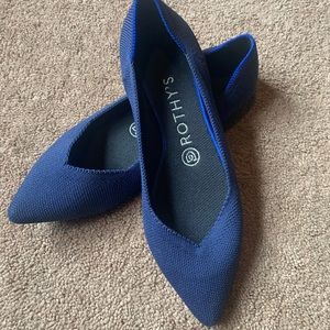 Rothys size 7 blue shoes-too small worn 2 times